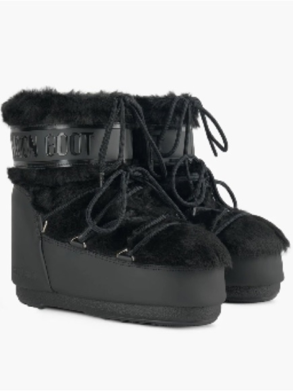 Moon Boot Icon Low Faux Fur Boot Size 36/38 Size 6-8
